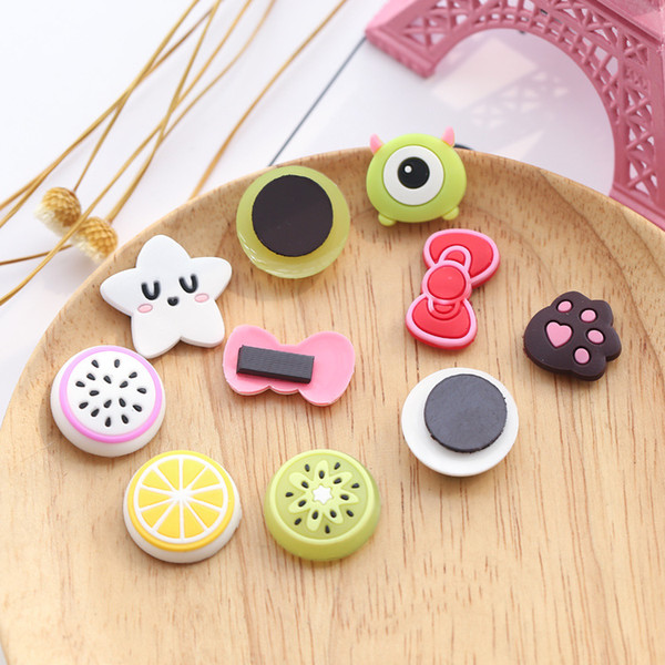 Cute Creative Fruit Fridge Magnets Put On Message Board and Refrigerator Silicone Magnetic Magnet Home Deco.