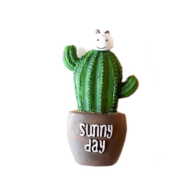 Succulent Cactus Fridge Magnet Plant home decoration Baby education Knowledge Transfer birthday present Magnet sticker