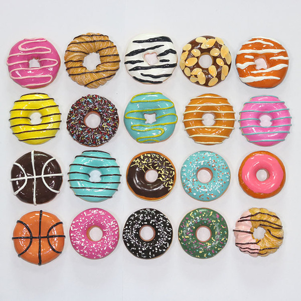 Donuts Doughnut Shaped Fridge Magnets Simulation Food Refrigerator Magnetic Stickers Wholesale