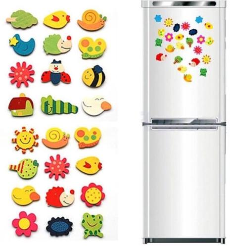 12pcs Set Educational Cartoon Toy Baby Kid Gift Cartoon Funny Cute Kitchen Fridge Magnet Sticker souvenir refrigerator magnets ANI-180