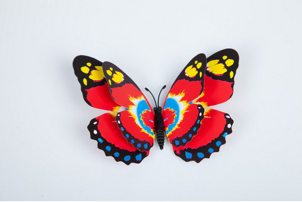 New hot three-dimensional simulation of the butterfly TPT16+12CM simulation butterfly home wedding decoration free shipping