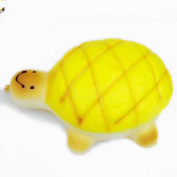 (30pcs)hot sale!14CM (L)Jumbo Super Squishy Turtle Tortoise Bread Bun Squshy Charm/Key Chain phone charms