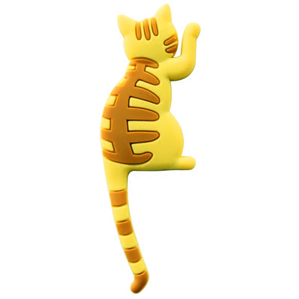 Creative Hook Cute Cartoon Cat Fridges Magnetic Sticker Pothook Portable Household Fridge Magnets New Arrive lin3001