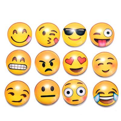 Emoji Refrigerator magnet Emoji Refrigerator Sticker Fridge Magnet For Kids Message Holder Home Decor cute smile