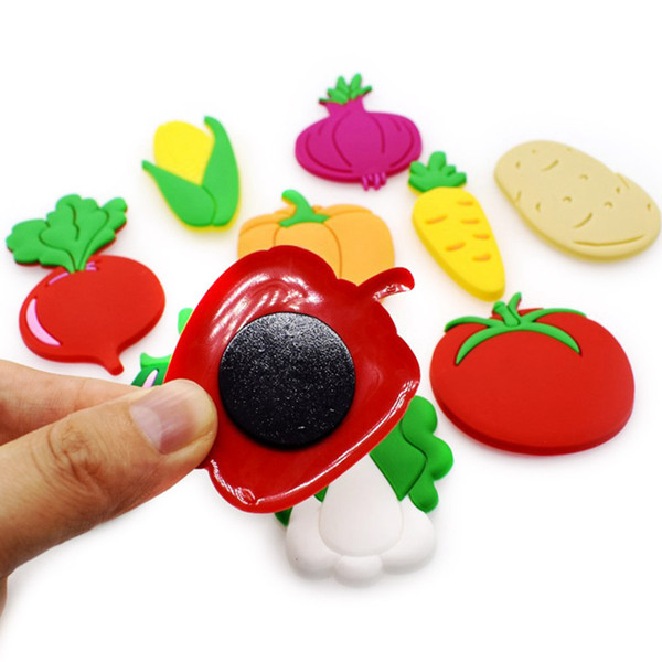 Fruits Vegetables Fridge Magnets Farm Decor Blackboard Sticker Cartoon Paster Poland Kids Home Car Door Ornament