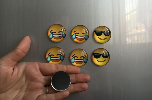 44 Designs Fridge Magnets Emoji Caveman Run 25MM Cartoon Magnetic Stickers Home Decor Refrigerator Office Calendar Whiteboard Magnet New