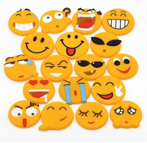 10PCS/Lot Smile Face Development Promotion Lovely Cartoon Faces Emoji Personality Whiteboard Magnet Pack Fridge Magnets