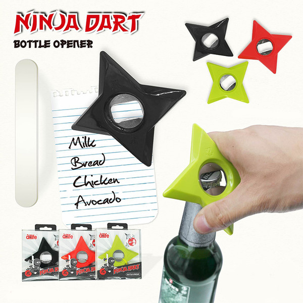 Super Magnetic Wine Bottle Opener Fridge Magnet Darts Five-pointed Star Corkscrews Kitchen Essential