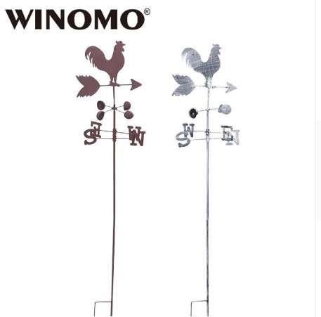 WINOMO Old Cock Weather Vane Stock Garden Flower Garland Flower Garden Park Decoration Craft