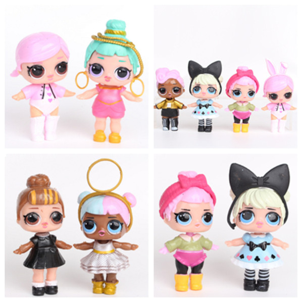 New cartoon 9CM cute doll model, cartoon doll home decoration table for ,children's toys children's birthday gifts T2G5023