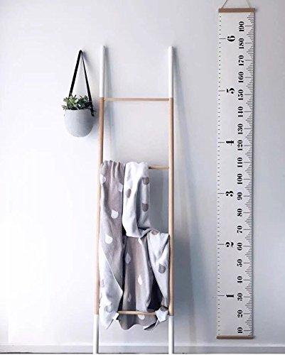 Baby Growth Chart Canvas Height Measurement Ruler Hanging Ruler Wall Decor Ruler for Kids Wall Decor Baby Nursery Decoration #349