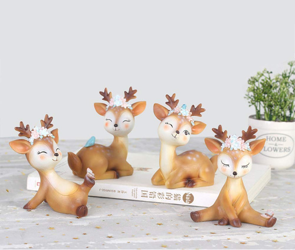 Deer Figurines Toys Decor 4.1