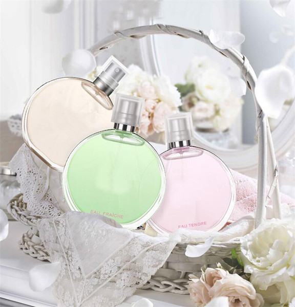 3 Styles Women EDT 100ML EAU FRAICHE &EIVE &TENDRE Eau De Toilette Spray Floral Zesty Fragrance In Round Bottles Free Shipping