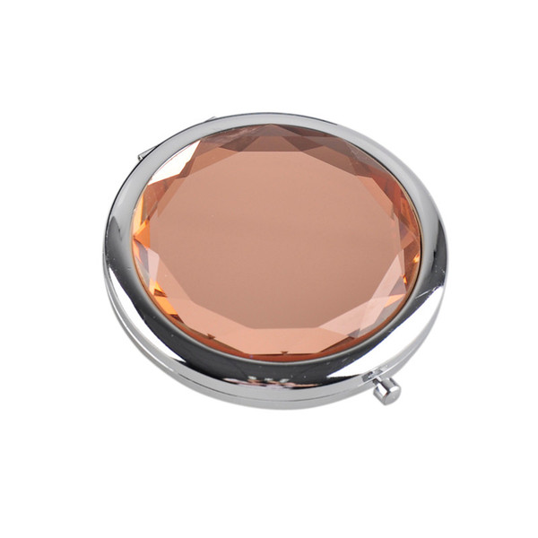 Cosmetic Compact Mirrors Crystal Magnifying Multi Color Make Up Makeup Tools Mirror Wedding Favor epacket free