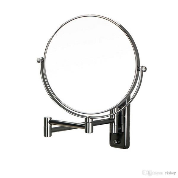 New 7/8inch double-sided Wall Beauty make-up mirror 3x magnifier Magnify Wall-mounted Home Hotel bathroom mirror cosmetic folding mirror