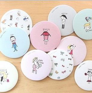 Korean LIVEWORK Sweet little mirror makeup New cosmetic pocket mirror makeup blank compact mirror dhl/fedex free shipping