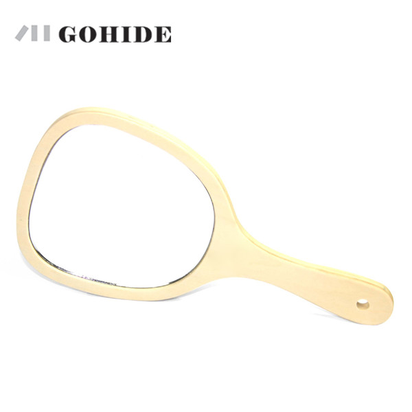 JUH A Gohide High Quality European Style Mirror Wooden Frame Material Mirror With Single Handle Bathroom