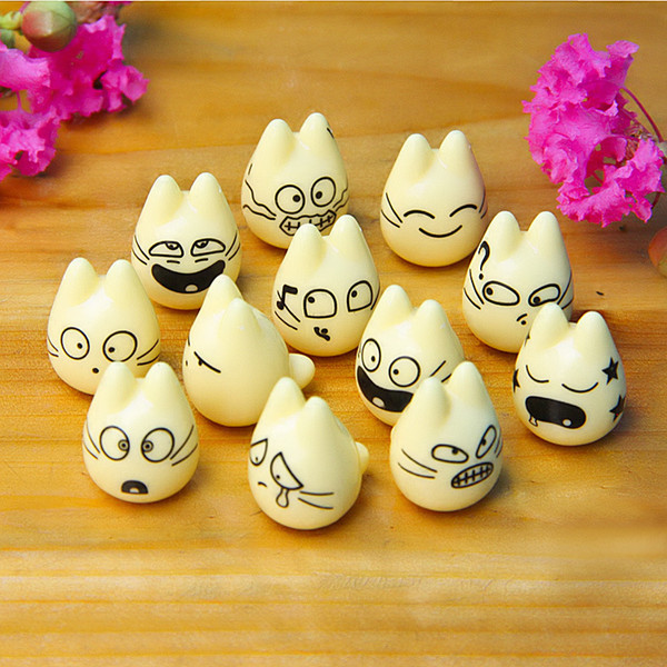 12pcs/lot Super Cute My Neighbor Totoro Model Figure Toy Resin Totoro Anime Figure Studio Decoration Crafts Mini Model Kid Gifts