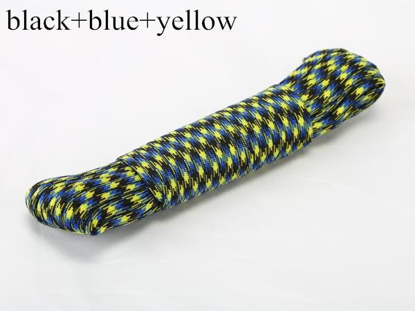 Factory Direct Shoelace Paper Bag handle DIY Parachute Cord Braided Rope for Handwork with 7 Strands Dark Tricolors Many Options 20m/pc