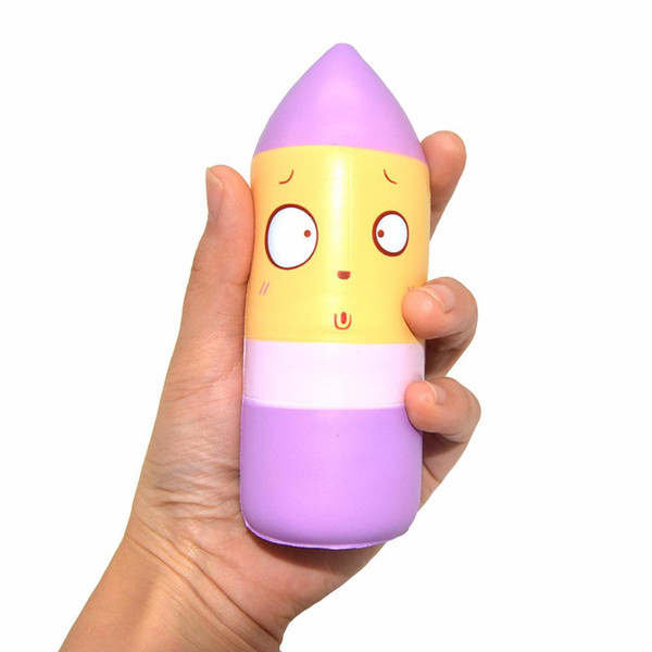 Kawaii Pencil Squishy Jumbo Slow Rising Phone Straps Kids Gift Decoration Accessories