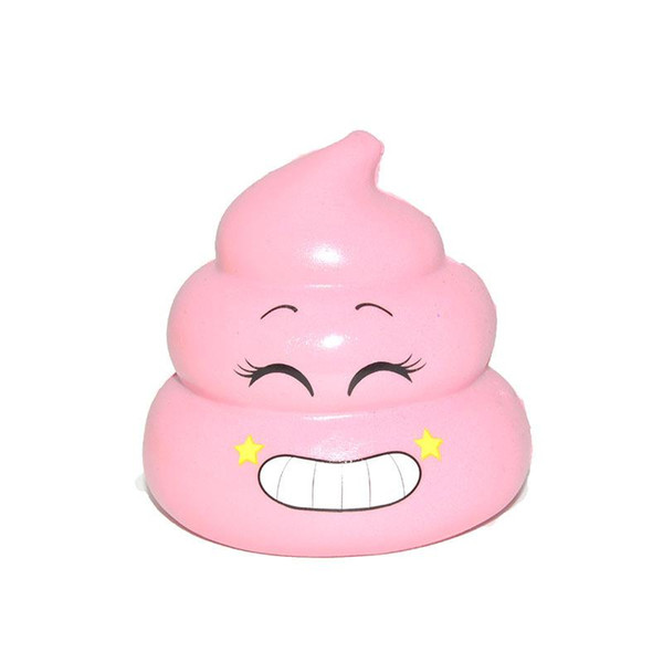 7CM Funny New Pink Cute Poo Squishy Phone Straps Accessories Poop Slow Rising Scented Collectibles Soft Toy