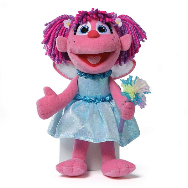 Original New Sesame Street Elmo The Abby Plush Doll 32cm Cute Stuffed Toys Kids Soft Girls Toys Gift For Children toy Peluche