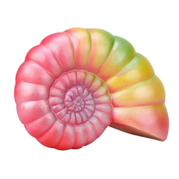 Cute Gift 13CM Colorful Jumbo Cartoon Conch Squishy Slow Rising Squeeze Toy Fun Christmas gift