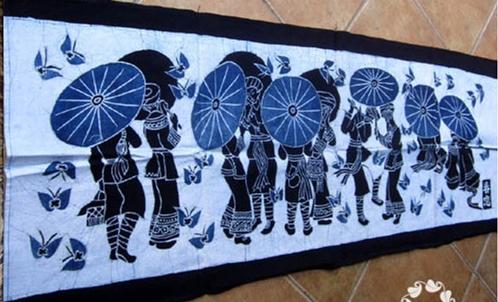 Wall-mounted Batik Hand-made Chinese Style Home Decoration Decorative Painting