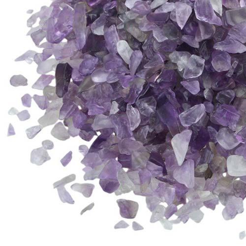 100g Amethyst Quartz crystal Stone Gravel beautiful Decorate Aquarium Fish Tank Tumbled Crushed Irregular Shaped Chips adorn Healing Rough