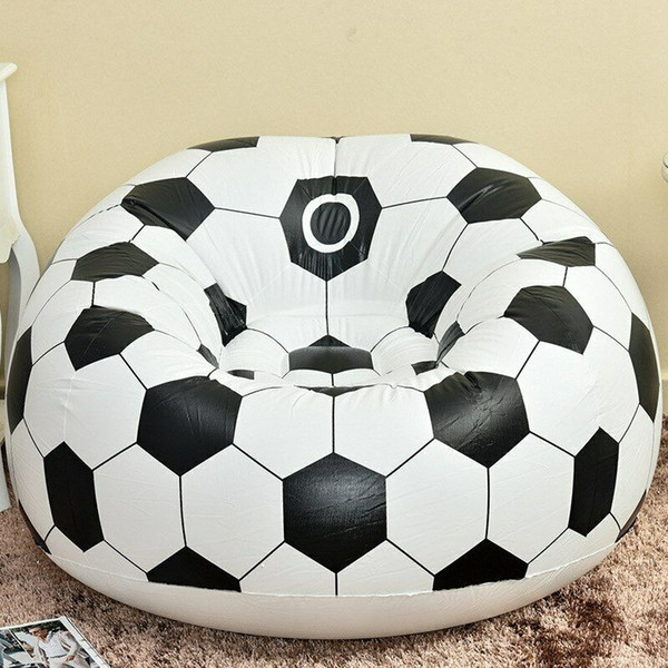 Flocking Inflation Football Basketball Sofa PVC Apartment Home Furnishing Settee Single Person Soft Sofa Novelty Items CCA11691 20pcs