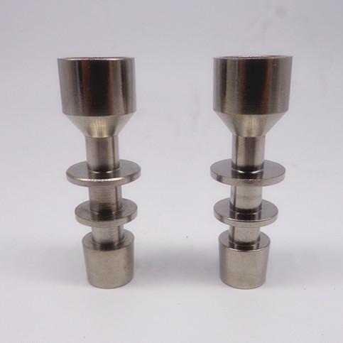 (Factory Directly Sell )Universal Domeless Titanium Nail 14mm/18mm Male Grade 2 GR2 Titanium Nail fits 14mm 18mm Wax Dab Honey Comb dome