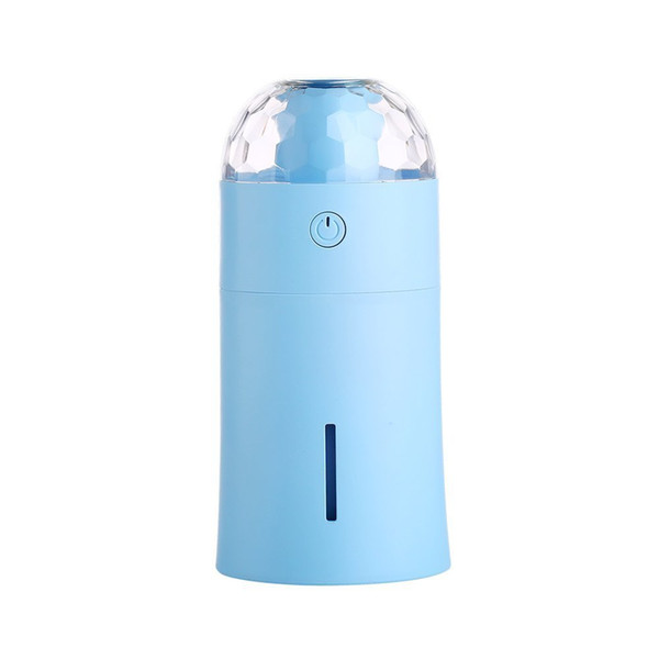 USB Portable Projection Humidifier Ultrasonic Essential Oil Aroma Diffuser Cool Mist Humidifier with Colorful LED Projection Light