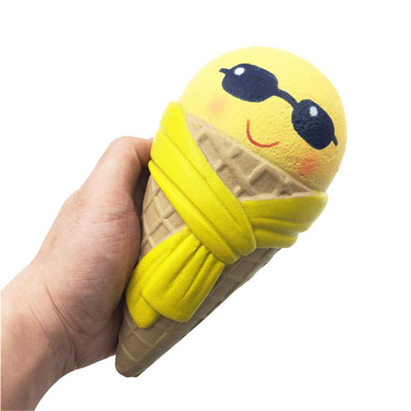 Emoji Ice Cream Squishy funny squishys Scented Squishy Slow Rising Squeeze Toy Jumbo Collection Slime