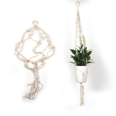 NeW arrive hot sell Bohemia tapestries flowerpot string bag hanging basket contracted wall adornment Flowerpots String Bag