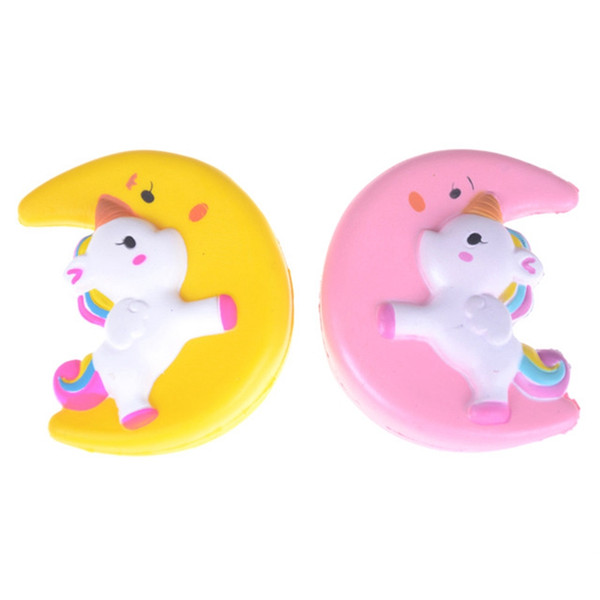 350pcs Squishy Moon Unicorn kawaii Slow Rising Squishy Soft Unicorn Toys Charms Queeze Kid Toys Cute Squishies Kids Gift