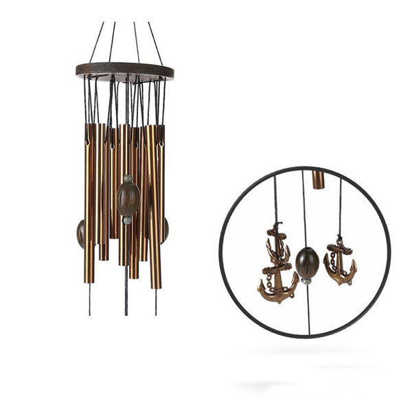 62 cm Antirust Copper Wind Chimes Lovely Outdoor Living/Yard Garden Decorations Birthday Gifts to Friends and Best Wishes