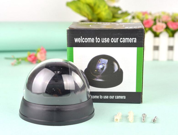 Simulation Camera Monitor Dummy camera For kids Hemispheric With Light 9*9*7cm ABS Flashing light Garden Tricky Product Novelty Home Decor