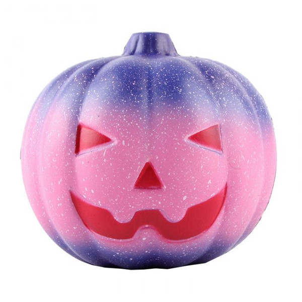 New Creative funny Squishy Starry Pumpkin Slow Rising Decompression Toys Soft Squishies Hand Squeezed Toy Children Halloween party Gifts