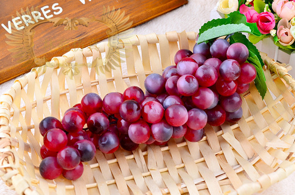 Novelty Idyllic Decorative Simulation of Artificial Fruits Large Grapes For Home Living Room Ornaments Shooting Props