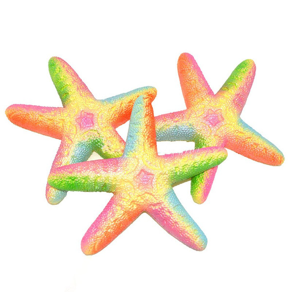 Cute Squishy Toys Starfish Jumbo Slow Rising Super Soft Animal Squishy Toys Charms Squeeze Toy Squishy Birthday Party 18CM Color Starfish