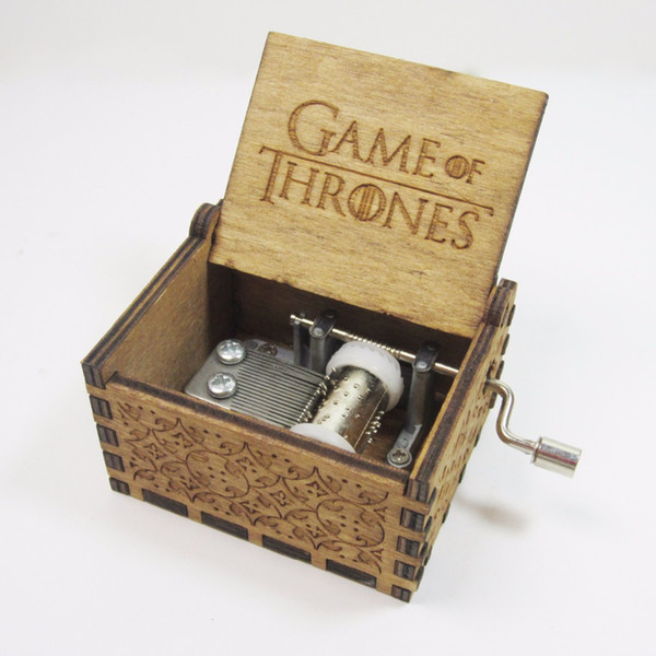 Harry Wooden Music Box Potter Game of Thrones gift for Chirstmas happy birthday new year gift children gift