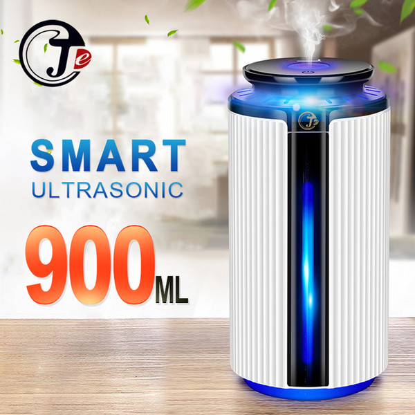 New 900ml Air Humidifier Ultrasonic Usb Diffuser Aroma Essential Oil 7 Color Led Night Light Cool Mist Purifier Humidificador C19041803