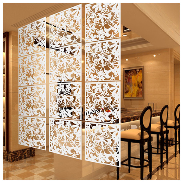 Decoration for home Fashion 4 Pcs Butterfly Bird Flower Hanging Screen Partition Divider Panel Room Curtain Home White/Black/Red