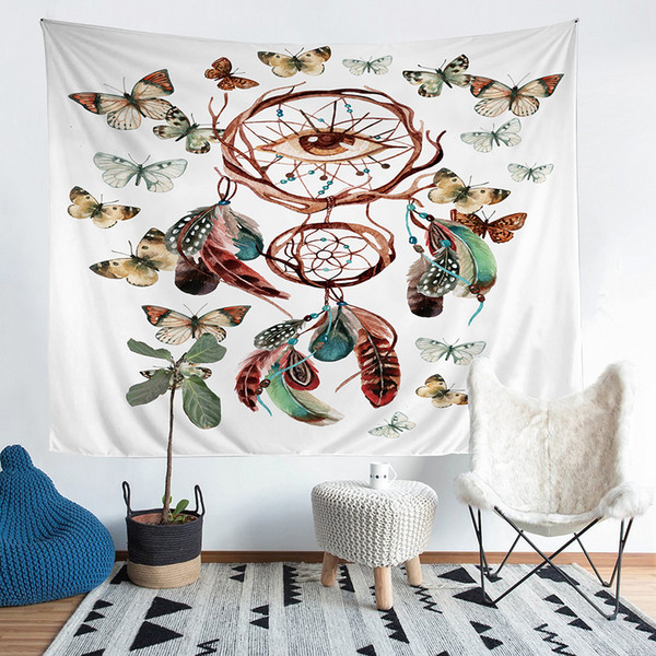 Wholesale - Dreamcatcher Polyester Tapestry Fresco Yoga Beach Blanket Towel Home Decoration Beachwear Bath Throw Shawl