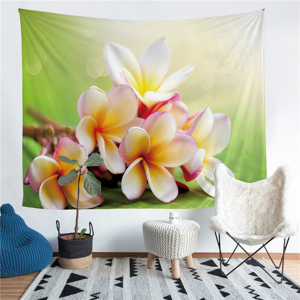 Wholesale - Rose Polyester Tapestry Fresco Yoga Beach Blanket Towel Home Decoration Beachwear Bath Throw Shawl