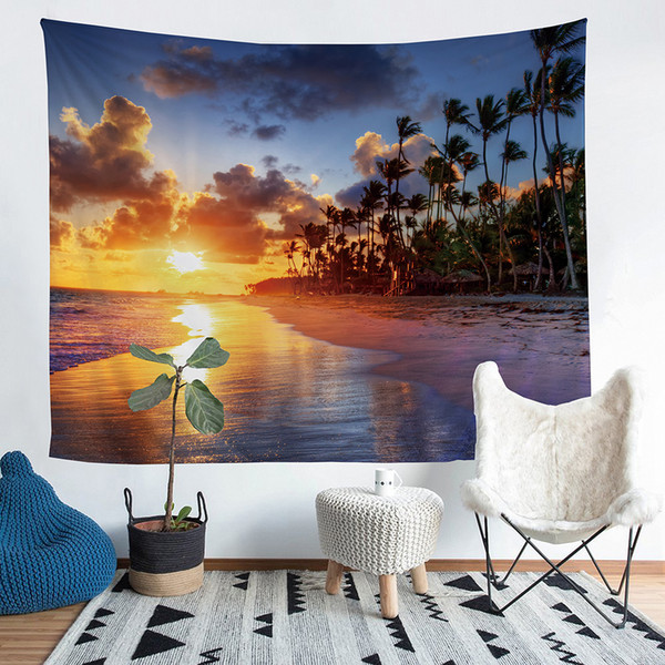 Wholesale - Beach Polyester Tapestry Fresco Yoga Beach Blanket Towel Home Decoration Beachwear Bath Throw Shawl