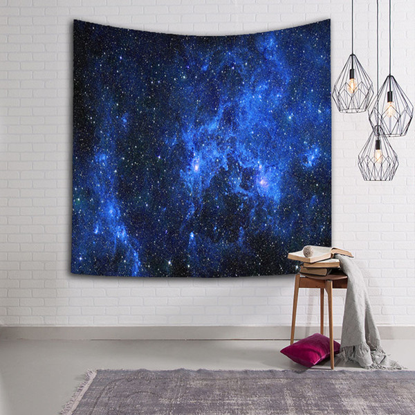 Cosmos Wall Tapestry Decoration For Home Map Starry Sky Wall Hanging Fabric Bedspread Beach Towels