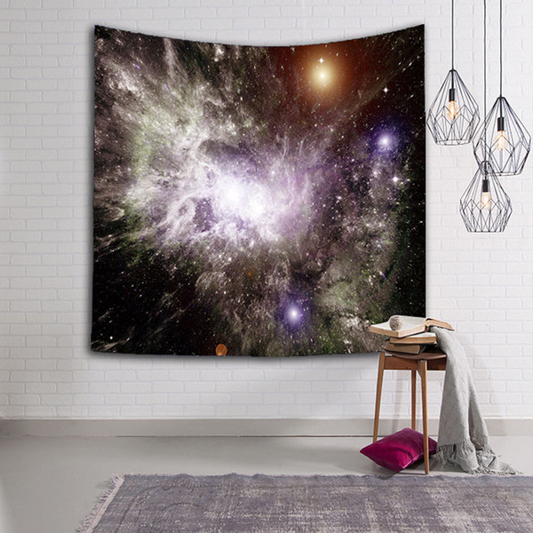 Magic Universe Wall Tapestry Children'S Room Wall Decor Map Starry Sky Wall Hanging Blanket Beach Towels