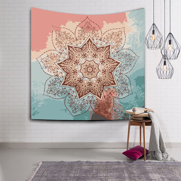 Fabric Wall Tapestry Mandala Sheets Home Textile Bedspread Indian Tapestries Wall Hanging