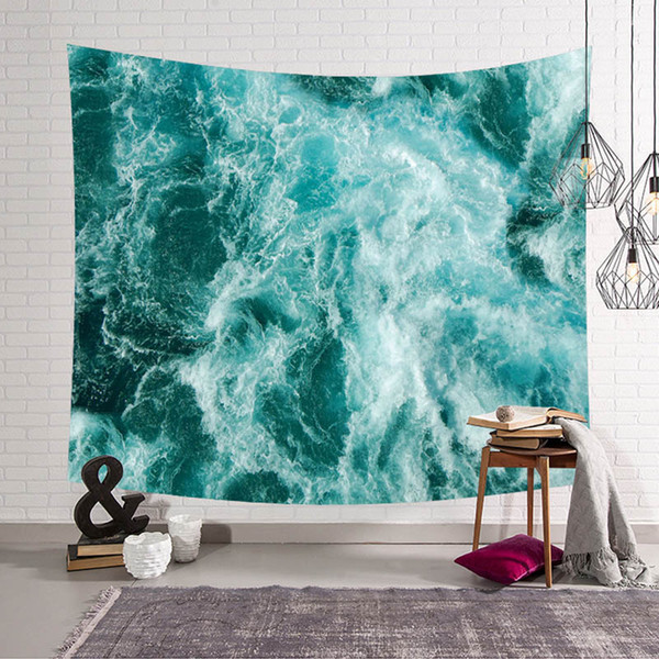 Wind Wave Wall Tapestry Hippie Style Home Decor Mexican Party Wall Hanging Tapestries Wall Décor